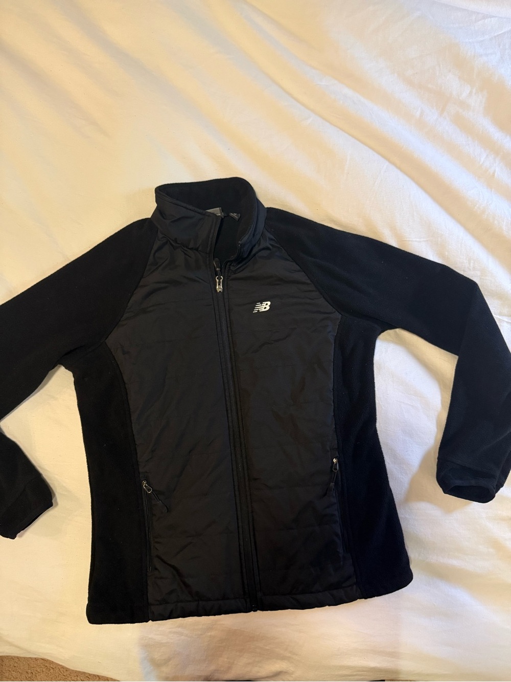 New Balance Kids Black Full-Zip Puffer Jacket